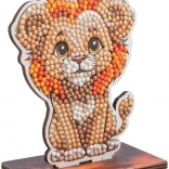 Diamant-Malerei Safari: Löwe