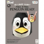 Fiesta Crafts Kreatives Set 3D-Maske Pinguin