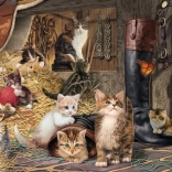 Puzzle Geheimnisvolle Katzen 1000 Teile Secret Collection