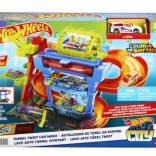 Hot Wheels City Autowaschanlage Color Shifters mit drehbarem Tunnel