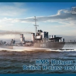 Plastikmodell des Schiffs HMS Hotspur (1941) – Zerstörer der H-Klasse
