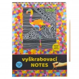 Kritzeln Notizblock mit 10 Blättern