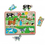 Holzbauernhof-Puzzle von Melissa & Doug