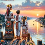 Diamantmalerei Abschied 30 × 40 cm NORIMPEX