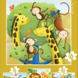Educa Puzzle Wilde Tiere 4-in-1 (12–25 Teile)