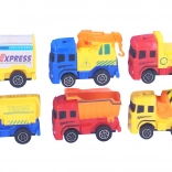 Auto-Set: 6 Rückziehautos, 6 cm