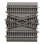 ROCO LINE Kreuzung DGV15 mit Bettung 30° H0