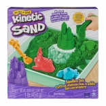 Kinetic Sand – grünes Tischsand-Set mit Tablett