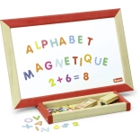 Jeujura Holz-Multifunktionstafel 44x30 cm mit Zubehör