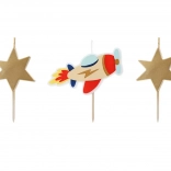 Dekorative Geburtstagskerzen