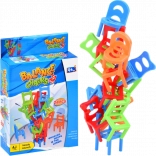 Balancierendes Tischspiel Fallende Stühlchen – 24 Stk.