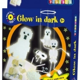 Leuchtende Bügelperlen Skelette und Geister 1100 Stk.