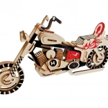 Holz 3D-Puzzle Motorrad - Bunt