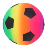 Regenbogen Gummiball für den Strand, im Fußball-Design, 22 cm