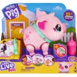 Little Live Pets interaktives Schweinchen Piggly an der Leine