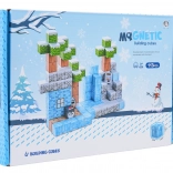 Magnetische 3D-Bausteine, Winter-Edition, 113 Teile