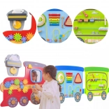 Holz-Motorik-Wandtafel in Zugform von VIGA