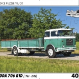 Puzzle Retro-Autos Škoda 706 RTD – Lkw, 40 Teile