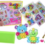 Diamond-Painting-Set – bunte Tier-Sticker