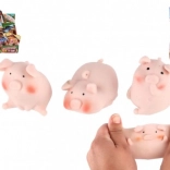 Elastisches antistress Silikon Schweinchen 6 cm