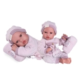 Realistische Puppe Erika mit weichem Stoffkörper 42 cm