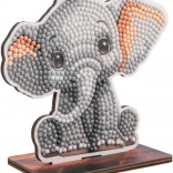 Diamantmalerei Safari: Elefant