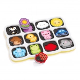 Quercetti Smart Puzzle Magnetico: Farben und erste Wörter