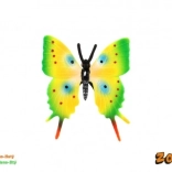 Kunststoff-Schwalbenschwanz, grün‑gelb, 5,5 cm