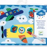 DJECO Wasserfarben Lufttransport