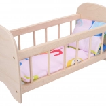 Holzbettchen für Puppen