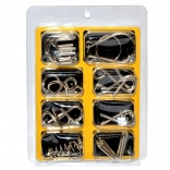 Set aus 8 Metallknobelspielen