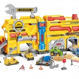 Tragbare Baustation mit Lichtern und Geräuschen