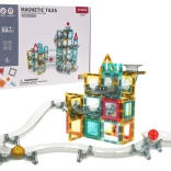 Magnetische Kugelbahn-Baukasten, 88 Teile
