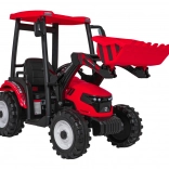 Elektrisches Kinderfahrzeug Traktor mit Frontlader und Anhänger 24V