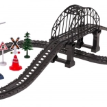 Kinderbahnhof mit Brücke und Tunnel, 76 Teile