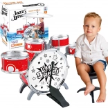 Woopie Kinder Lern-Schlagzeugset für das Erlernen von Musik