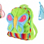 Kinder Plüsch Rucksack Schmetterling 23x28 cm