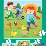 Educa Puzzle Bauernhoftiere 4-in-1 (6–16 Teile)