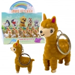 Schlüsselanhänger Lama mit LED-Taschenlampe und Sound