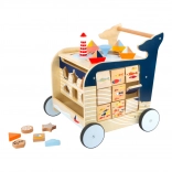 Hölzerner Wal-Geher mit Meeres-Spielen