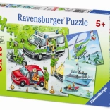Puzzle Polizei im Einsatz 3×49 Teile RAVENSBURGER