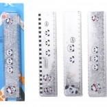 Lineal 20 cm mit Panda-Motiv