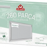 Weißer Puzzle-Rahmen 48x34 cm