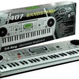 Elektronisches Kinder-Keyboard mit 54 Tasten, LCD und Mikrofon