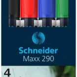 Schneider Set Maxx-Whiteboardmarker, 4 Stk.
